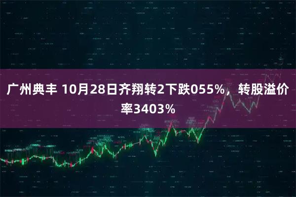 广州典丰 10月28日齐翔转2下跌055%,转股溢价率3403%