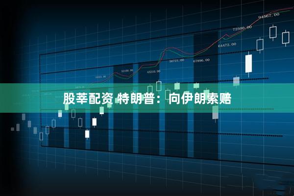股莘配资 特朗普：向伊朗索赔